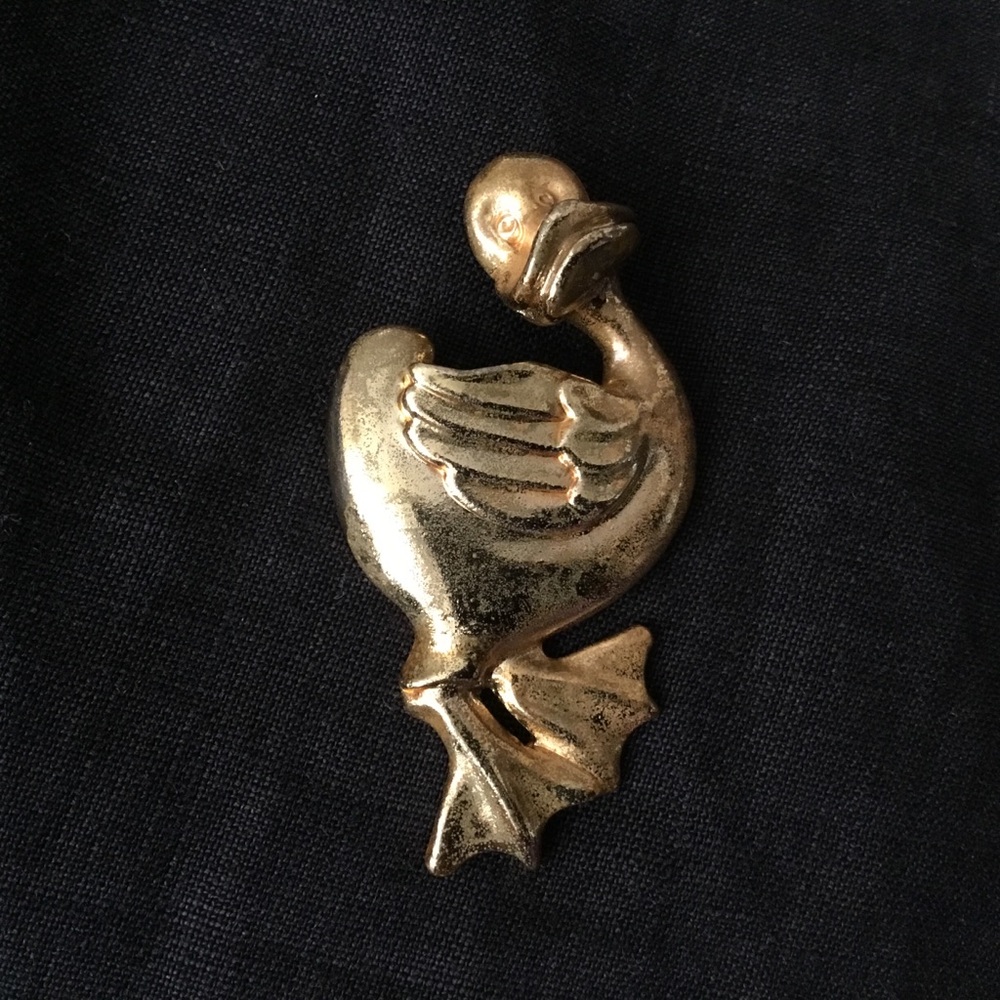 Vintage Ducky Duck brooch